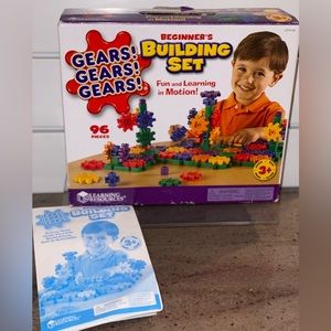 Learning Resources 96pc Gears Gears Gears Beginners Building Set.